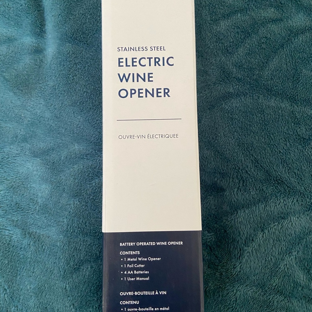 Stainless Steel Electric Wine Opener